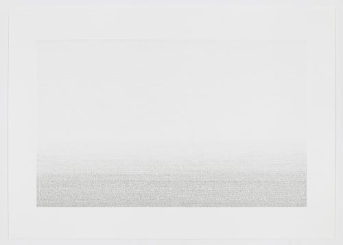 A white background with a line of water