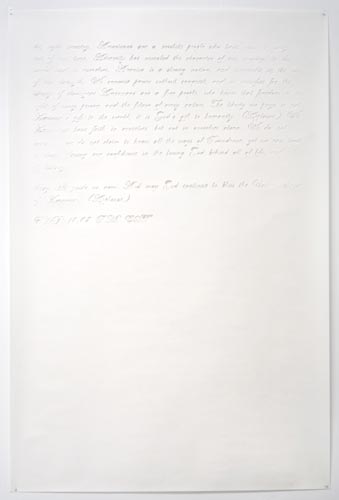 Faint cursive handwriting on white paper