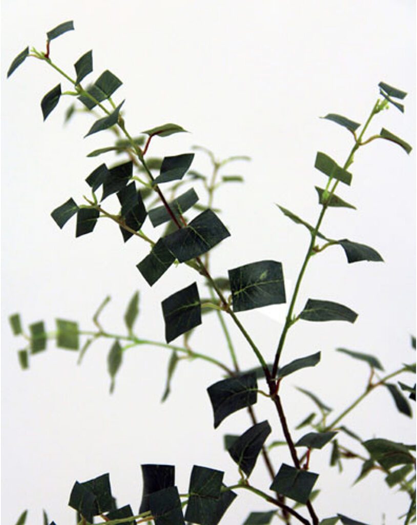 Closeup shot of the artificial plant